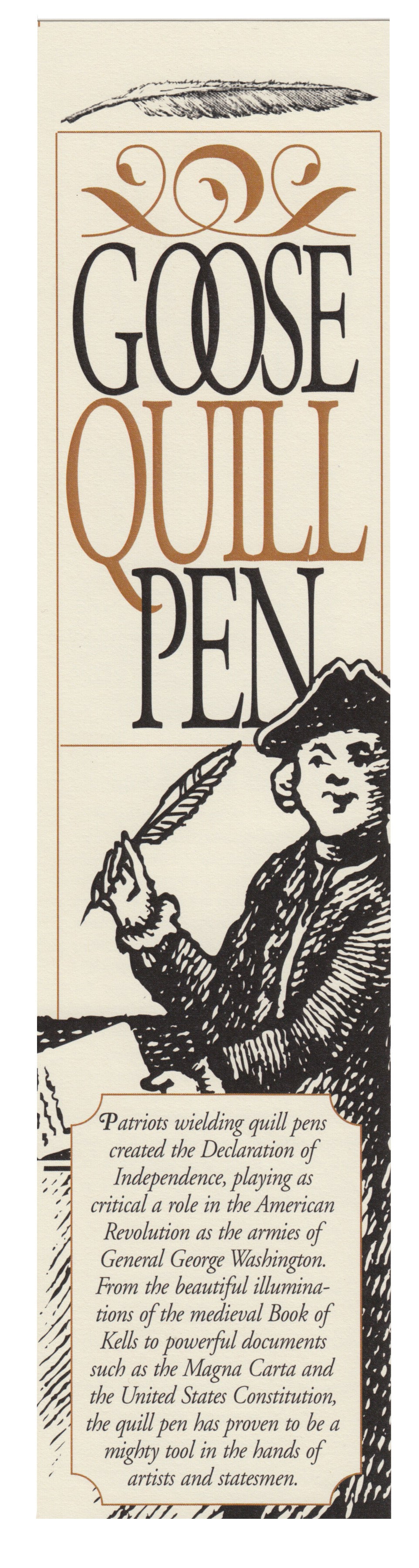 Goose Quill Pen, Cut Nib