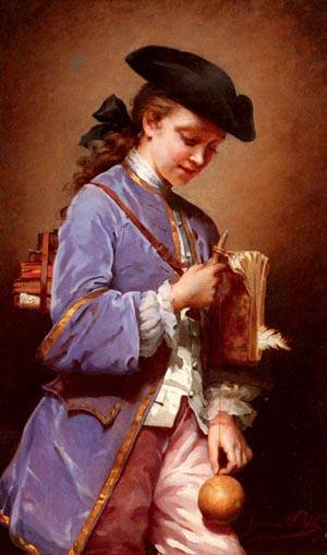 bilboquet with young person ca. 1870-1882