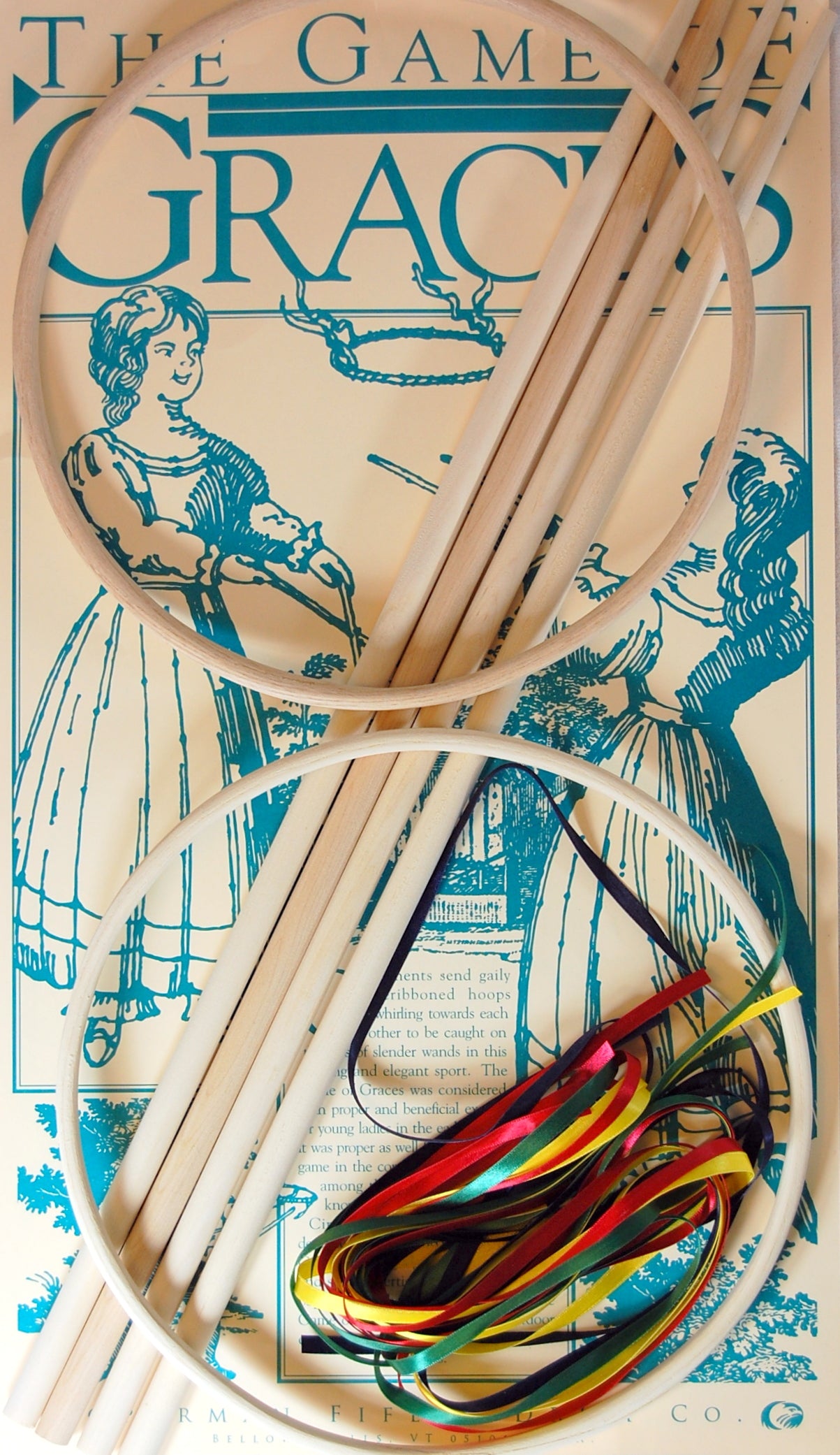 Game of Graces set packaged, a traditional outdoor game
